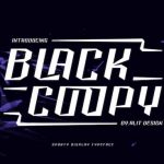 Black Coopy Font