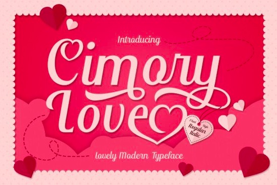 Cimory Love Font