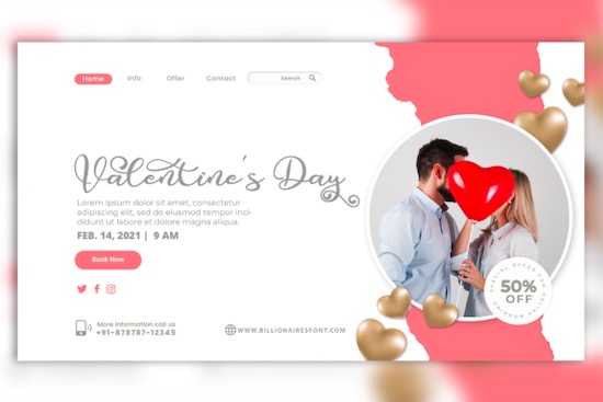 Valentine Silhouette Font free download
