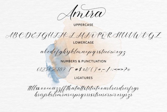 Amira Font free