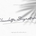Claudette Signature Font
