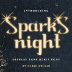 Sparks Night Font