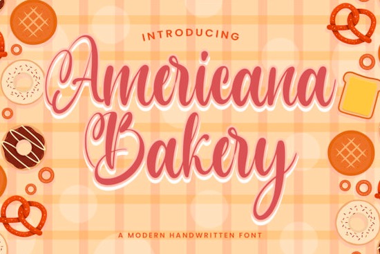 Americana Bakery Font