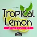 Tropical Lemon Font
