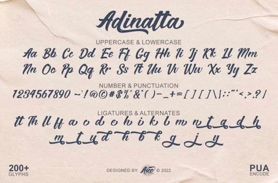 Adinatta Font free