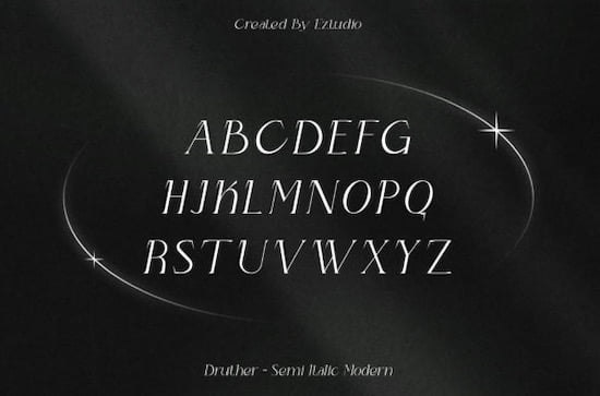 Druther Font free