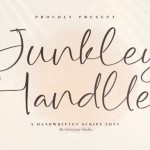 Junkley Handlle Font