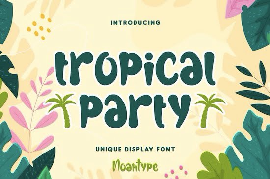 Tropical Party Font