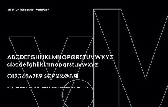 Visby CF Font free