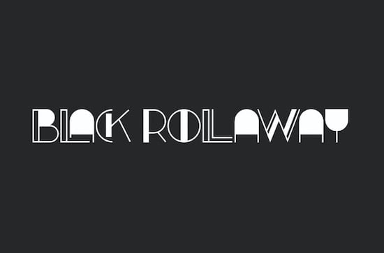 Black Rollaway Font free download