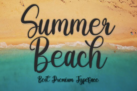 Summer Beach Font from FreshTypeINK - Fontspace.io