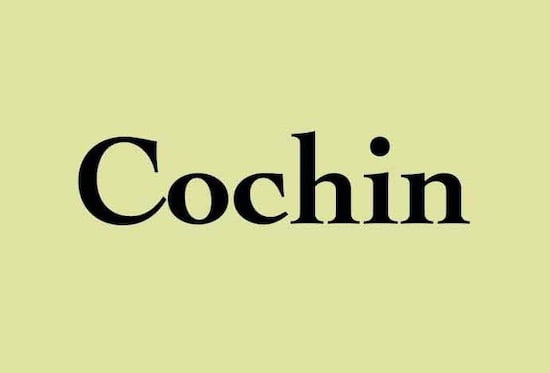 Cochin Font