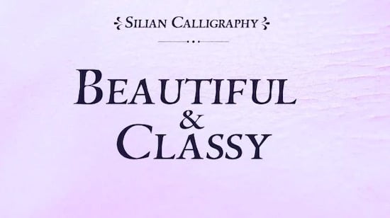 Silian Calligraphy Font free download