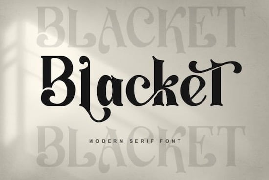 Blacket Font from Thomasaradea - Fontspace.io