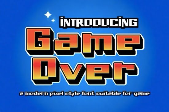 Game Over Font