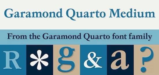 Garamond Quarto Font download
