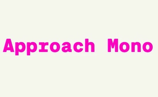 Approach Mono Font