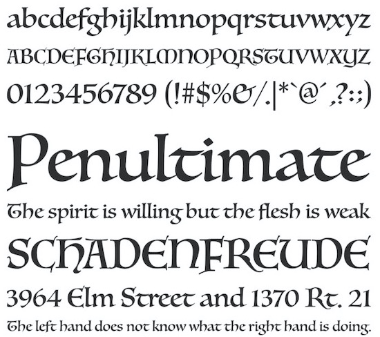 Luminari Font