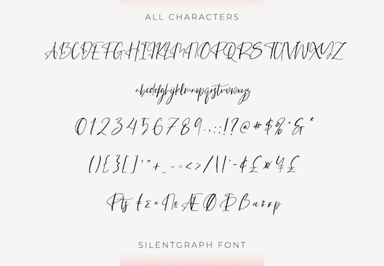 Silentgraph Font free