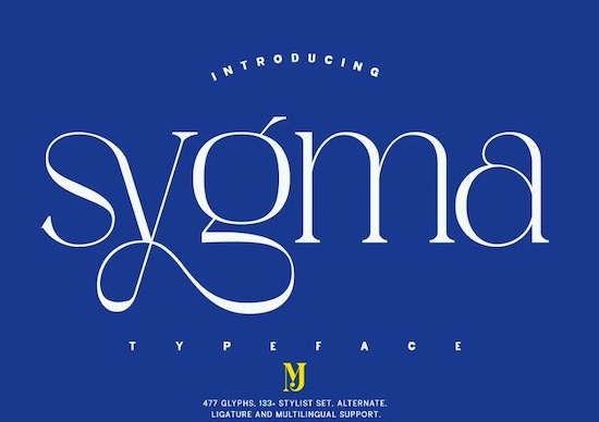 Sygma Sygma Font - Fontspace.io