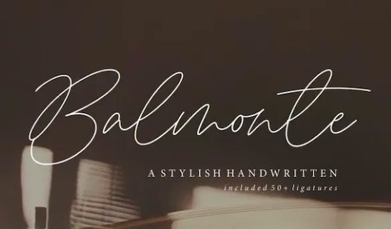 Balmonte Font - Fontspace.io