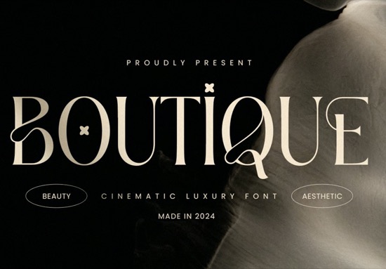 free Boutique Font