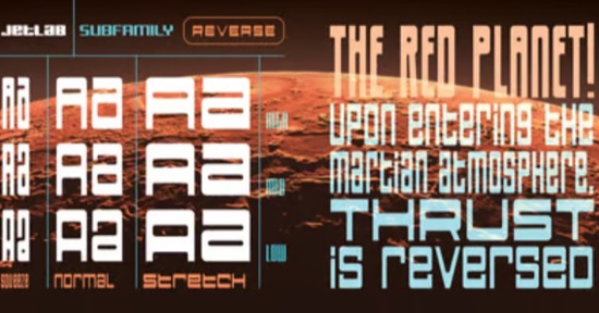 Jetlab Font