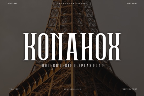 Konahox Font free