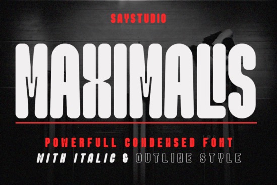 Maximalis Font