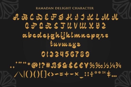 free Ramadan Delight Font