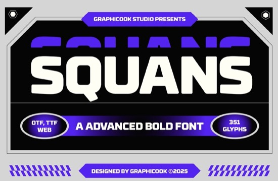 Squans Font
