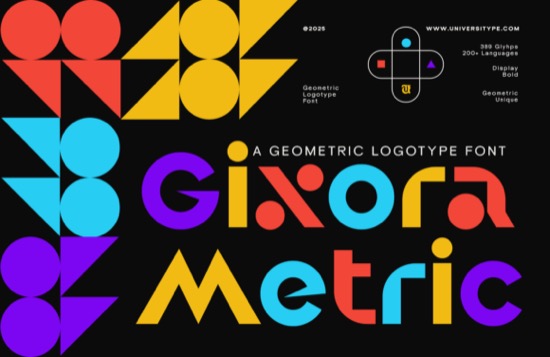 Ut Gixora Metric Font