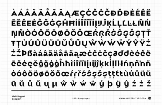 free Ut Gixora Metric Font