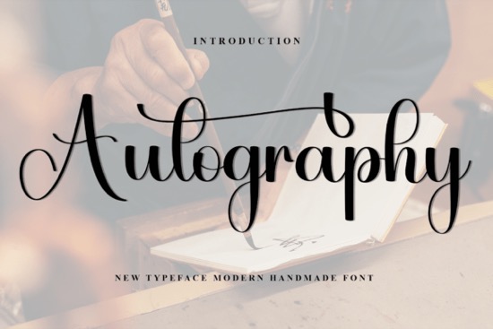 Autography Used In Autography Font - Fontspace.io