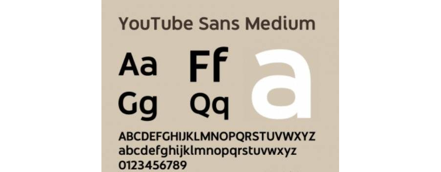 YouTube Sans Medium Font