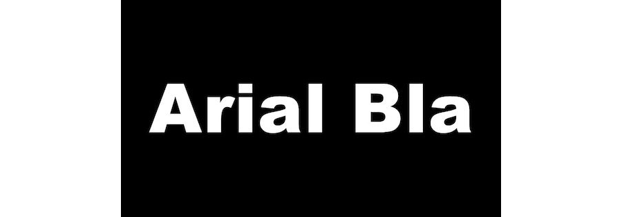 Arial Black